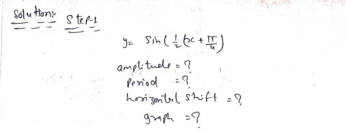 Trigonometry homework question answer, step 1, image 1